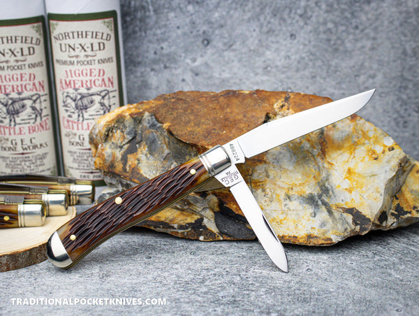 Great Eastern Cutlery #488224 Northfield UNXLD Dogleg Jack Antique
