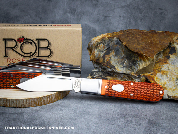 リスタ　サンプルセット RoseCraft Blades Loosahatchie Jack (RCT010) - C. Risner Cutlery LLC