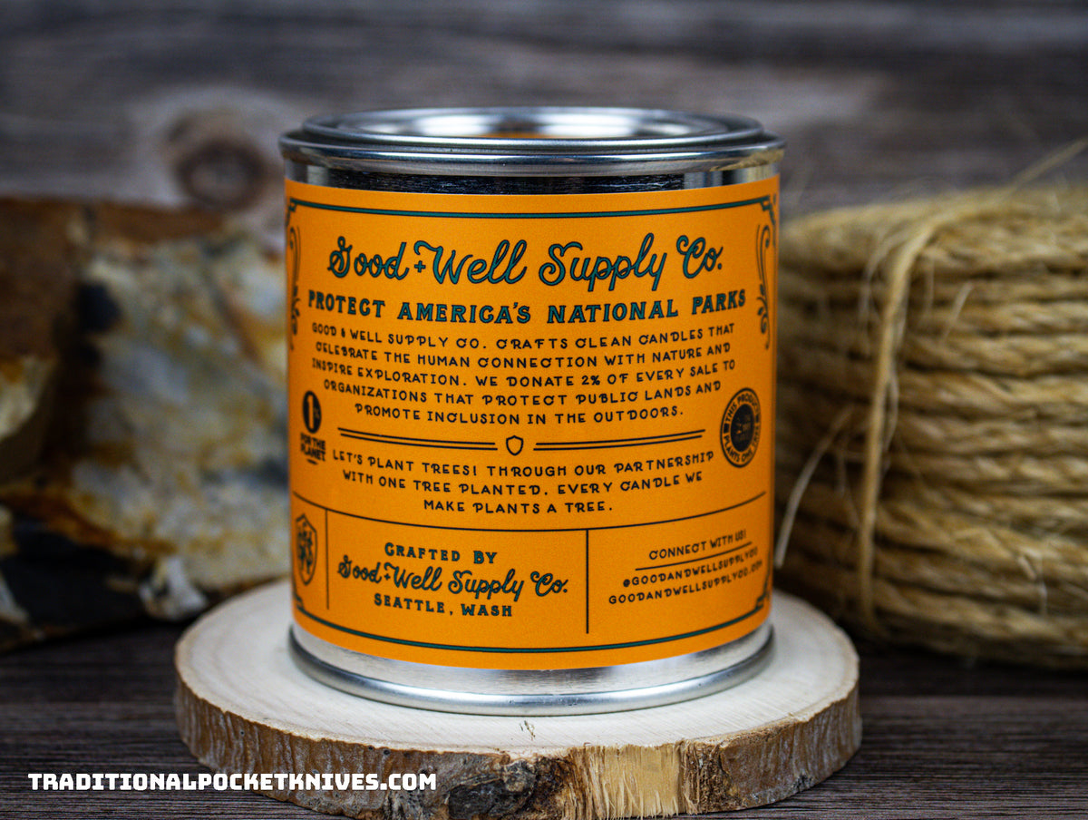 Good &amp; Well Supply Co. National Park Series Candle: Zion