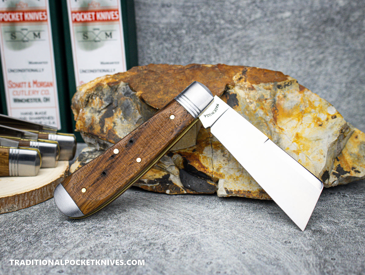 SECOND: Cooper Cutlery Schatt&amp;Morgan Cutlery Cotton Sampler Chestnut Sawcut Wood (01 CNSC)