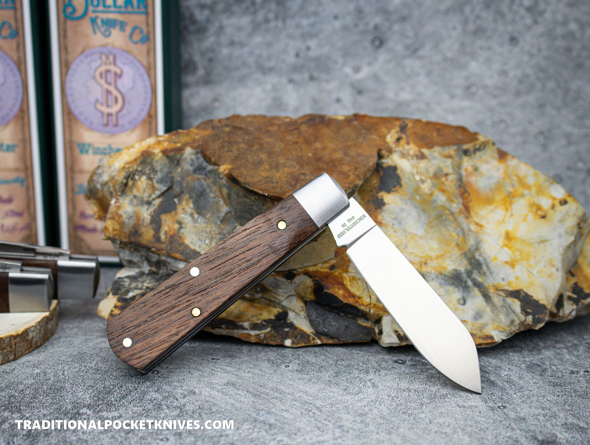 Cooper Cutlery Dollar Knife Co. Franciscan Walnut Mammoth Shield Jack (FW MS)