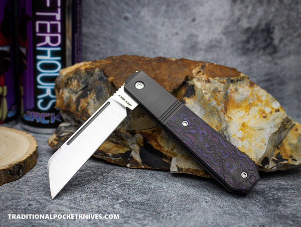 Jack Wolf Knives After Hours Jack Fat Carbon Purple Haze - C