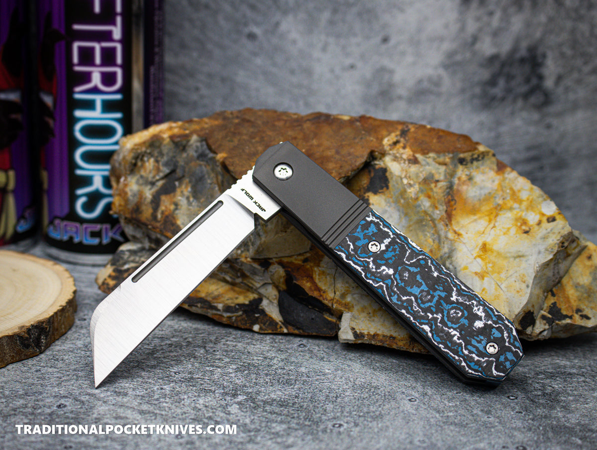 Jack Wolf Knives After Hours Jack Fat Carbon Frost