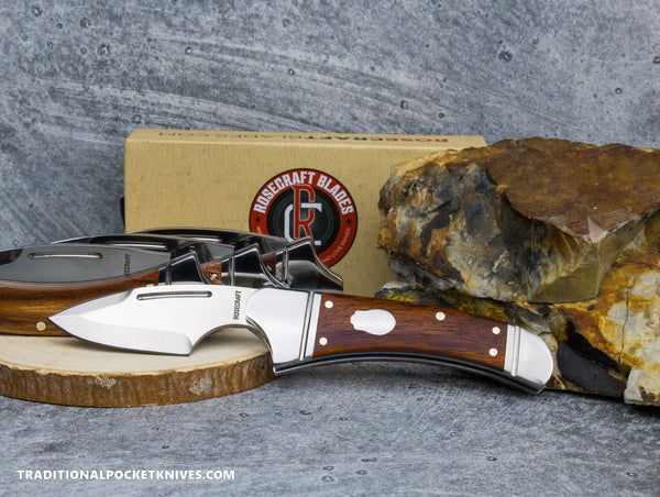 RoseCraft Blades Zambezi Rosewood (RCT002-RW) - C. Risner Cutlery LLC