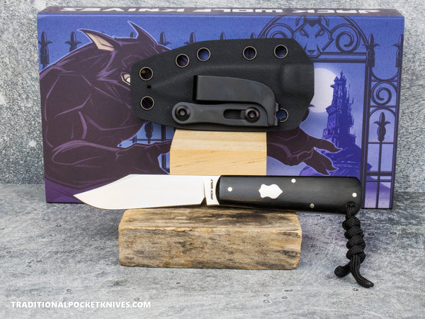 Forgotten Woods ブラックメタル　blackl Jack Wolf Knives Gateway FIXedc Ebony Wood - Gateway Series - C