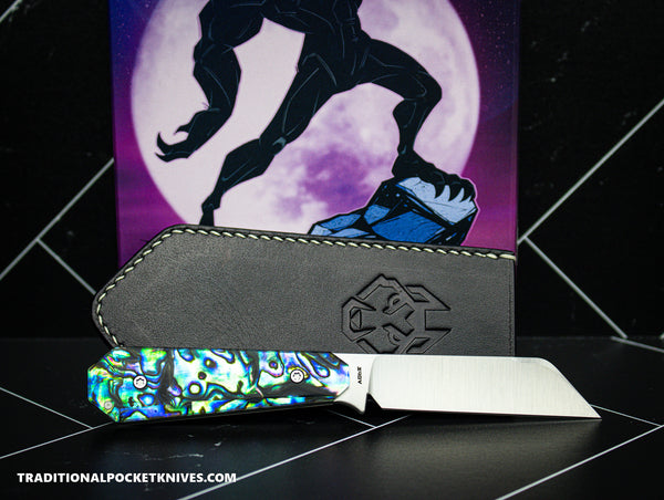Jack Wolf Knives Exclusive Midnight FIXedc Abalone - C. Risner Jack Wolf Knives Exclusive Midnight FIXedc Abalone - C. Risner