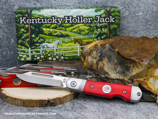 Kentucky Holler Jack: C. Risner Indian Head Red Smooth Bone