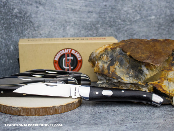 RoseCraft Blades French Broad Jack Black Sandalwood (RCT007-BW