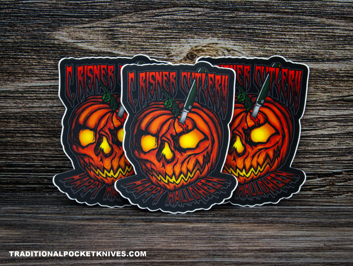 C. Risner Cutlery &quot;Happy Halloween&quot; Sticker