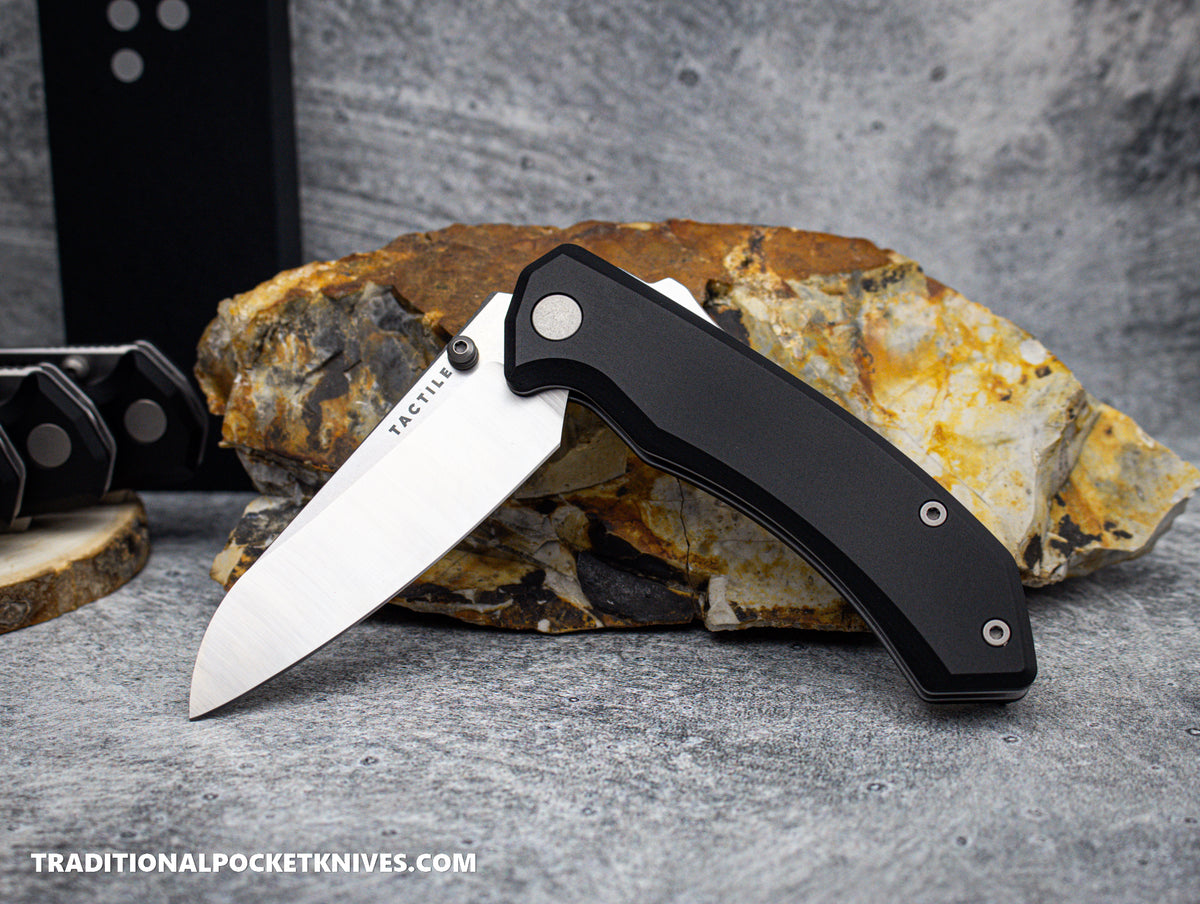 Tactile Knife Co. Chupacabra Black Aluminium Satin Magnacut