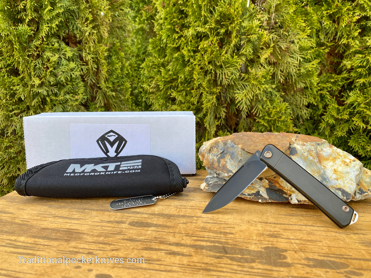 Medford Knives Gentleman Jack PVD Drop Point / S35VN / PVD Handles / Bronze HW