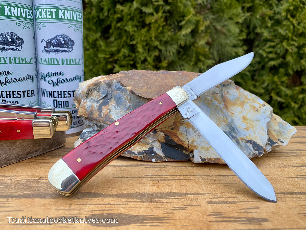 Cooper Cutlery Weed&amp;Co. Jigged Red Bone Trapper