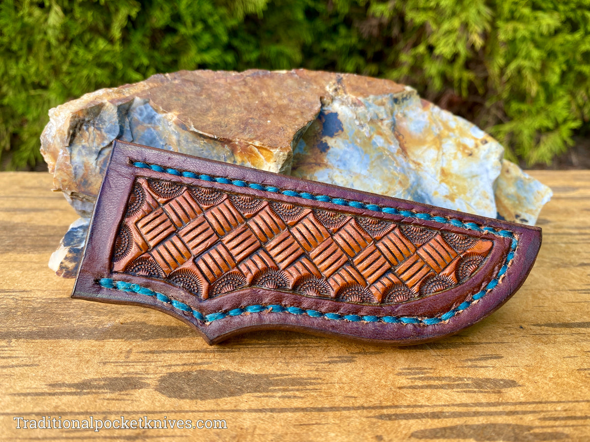 Sage Grouse Leather: Leather Knife Slip GEC H20 - #11