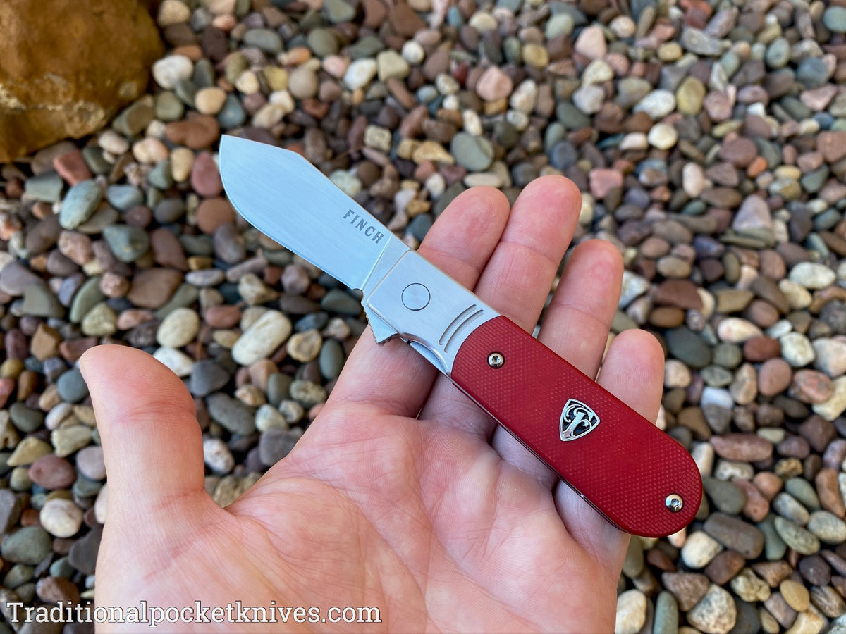 Finch Model 1929 G-10 Red &quot;C. Risner Cutlery Exclusive&quot;