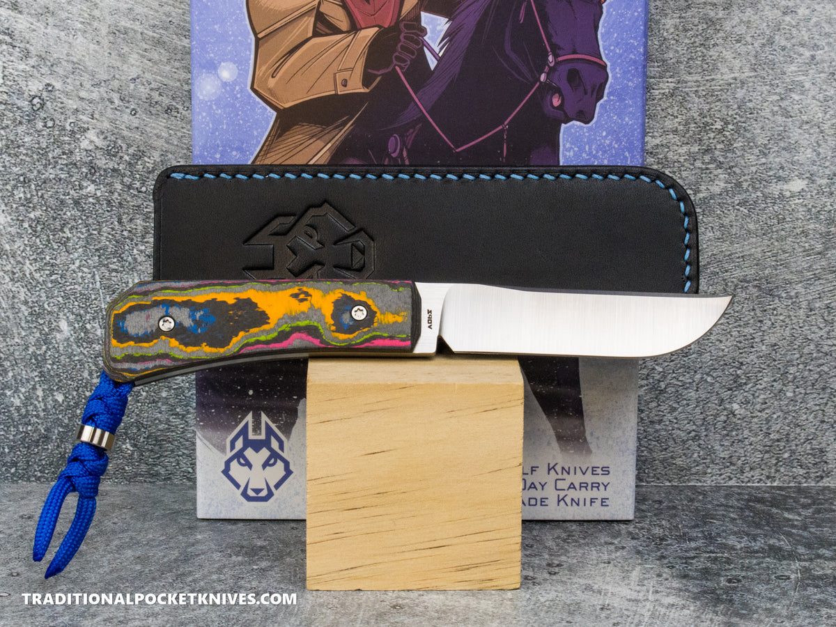 Jack Wolf Knives Pioneer FIXedc CamoCarbon 80's #20