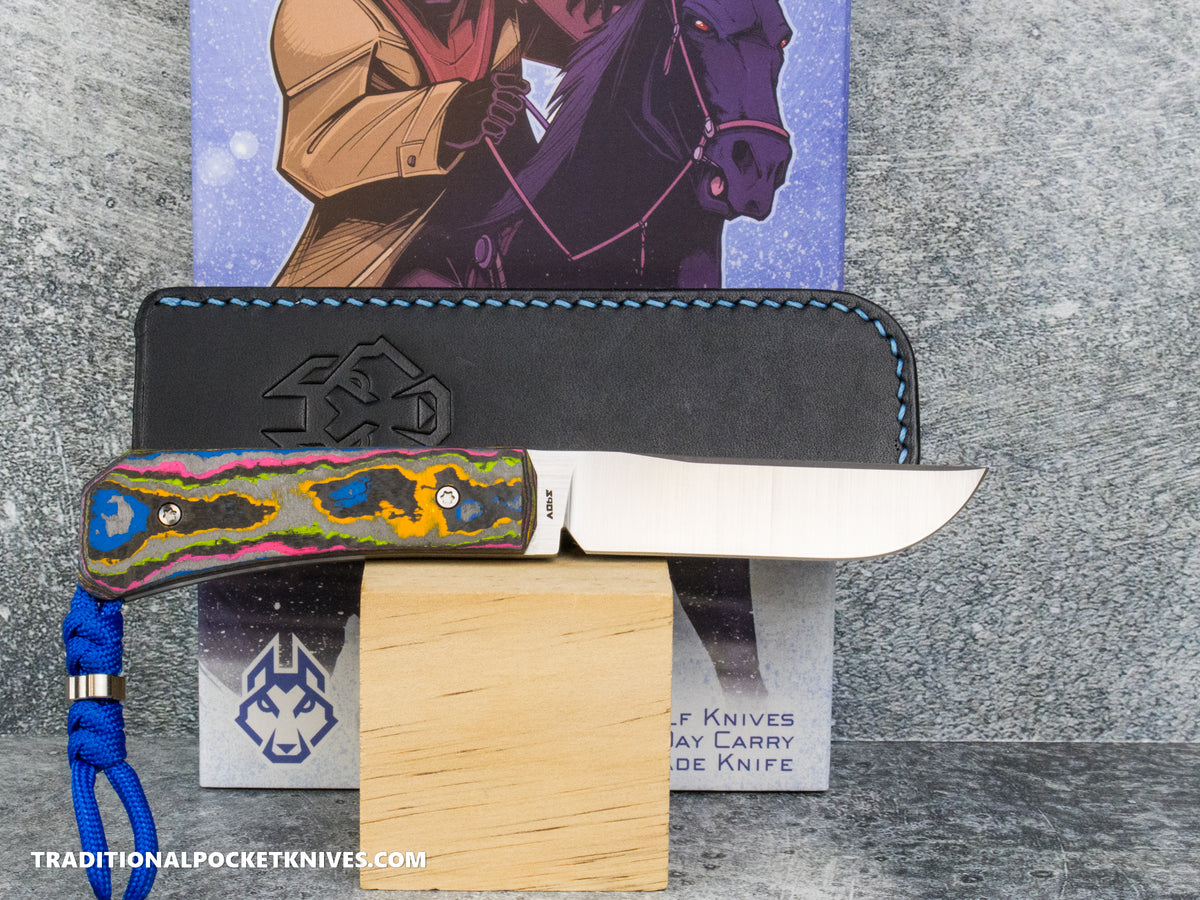 Jack Wolf Knives Pioneer FIXedc CamoCarbon 80's #16