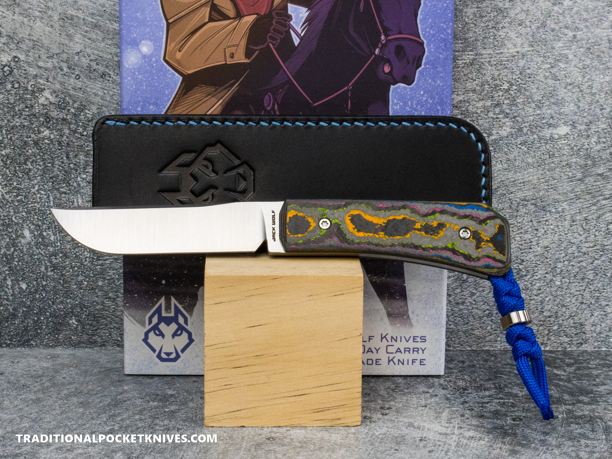 Jack Wolf Knives Pioneer FIXedc CamoCarbon 80's #20