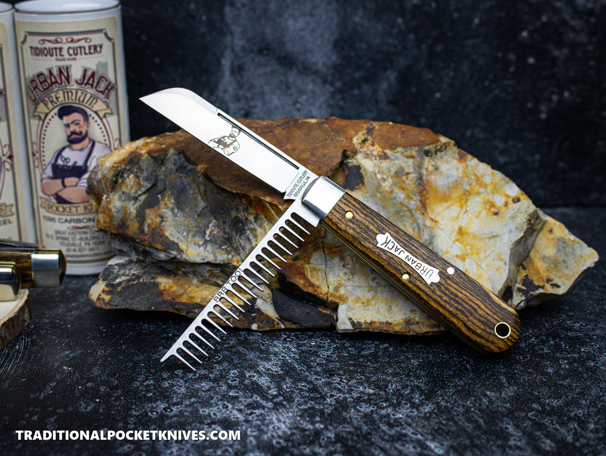 Great Eastern Cutlery #153224 Tidioute Cutlery Urban Jack Mexican Bocote Wood