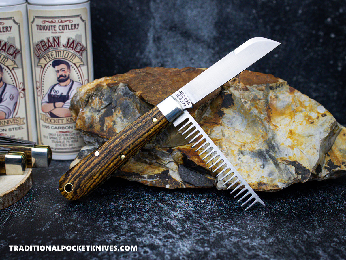 Great Eastern Cutlery #153224 Tidioute Cutlery Urban Jack Mexican Bocote Wood