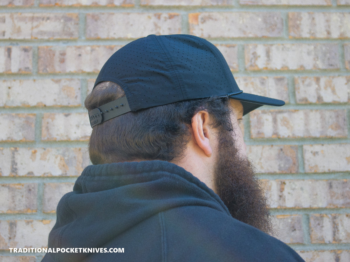 C. Risner Cutlery 5-Panel Performance Hat Black/Black