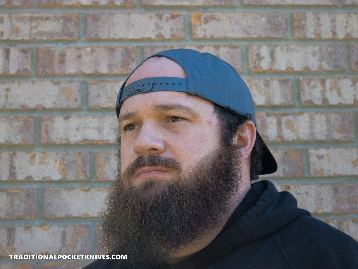C. Risner Cutlery 5-Panel Twill Hat Black/Charcoal