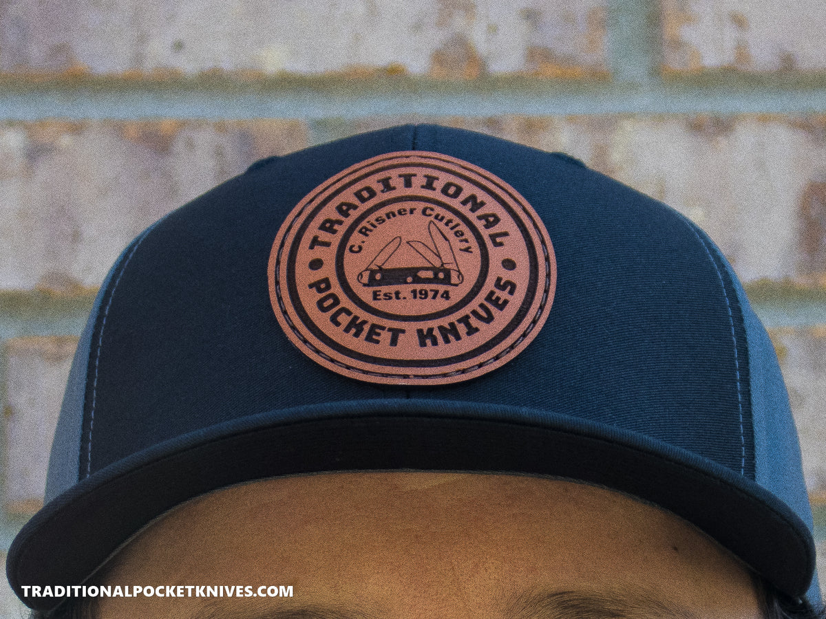 C. Risner Cutlery 5-Panel Twill Hat Black/Charcoal