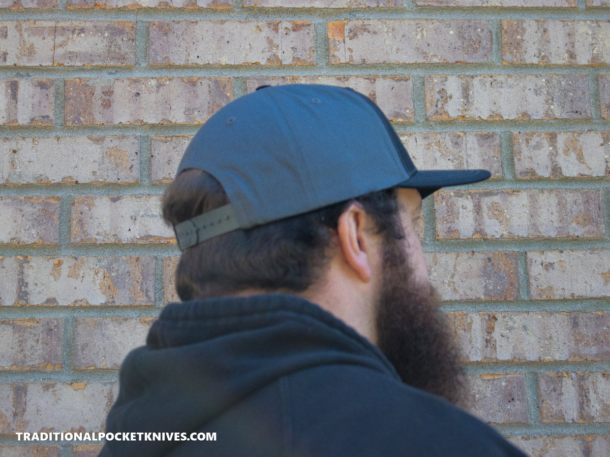 C. Risner Cutlery 5-Panel Twill Hat Black/Charcoal