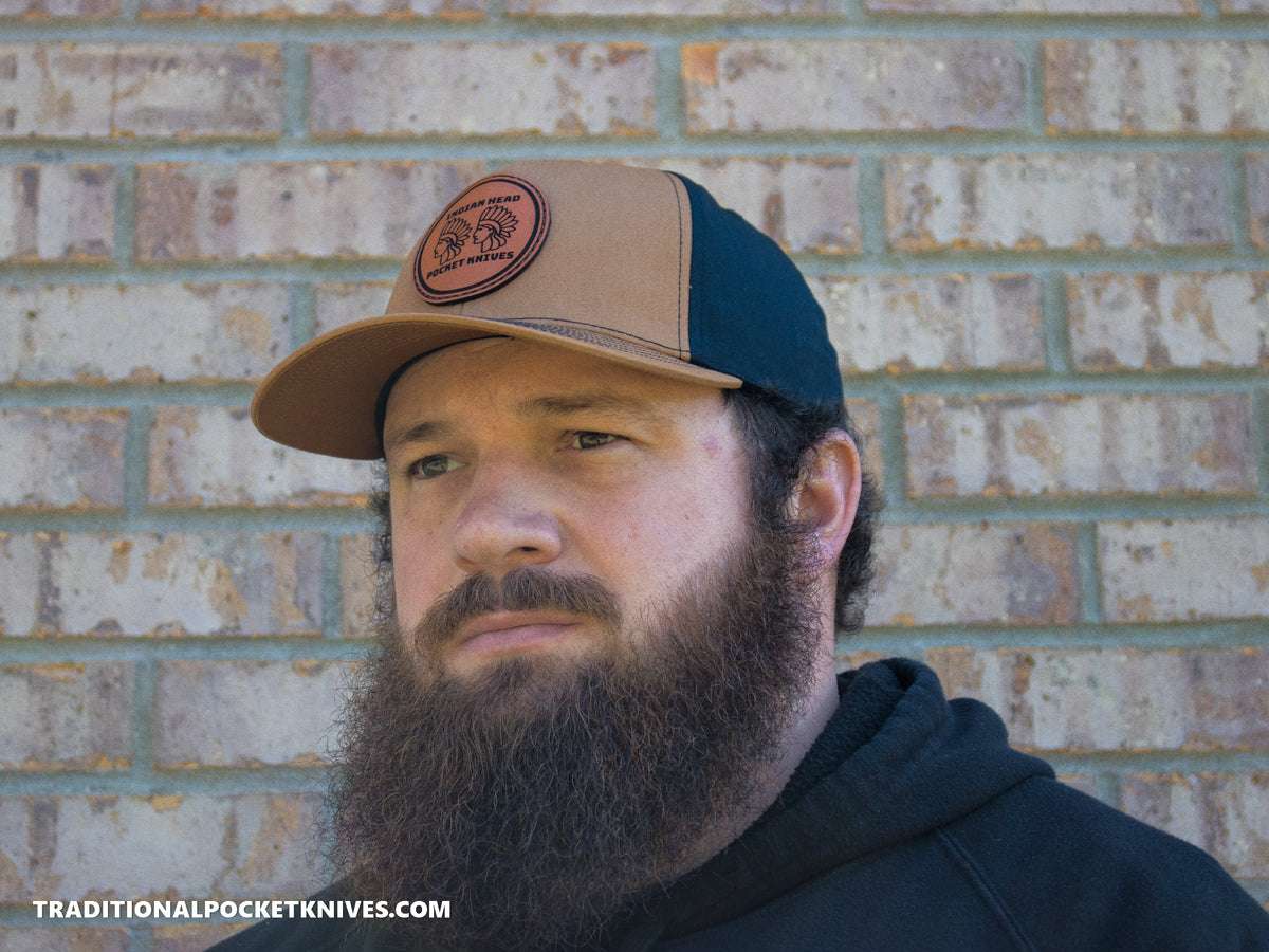 Indian Head Pocket Knives 5-Panel Twill Hat Caramel/Black