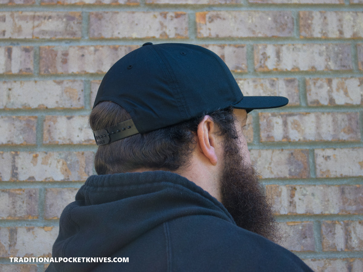 Indian Head Pocket Knives 5-Panel Twill Hat Black/Black