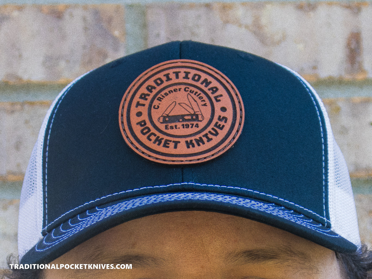 C. Risner Cutlery 5-Panel Mesh Hat Black/White