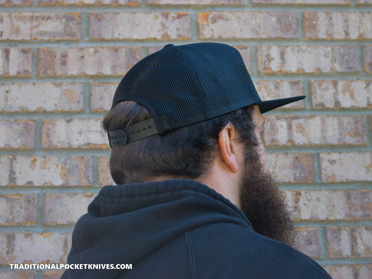 C. Risner Cutlery 7-Panel Mesh Hat Black/Black