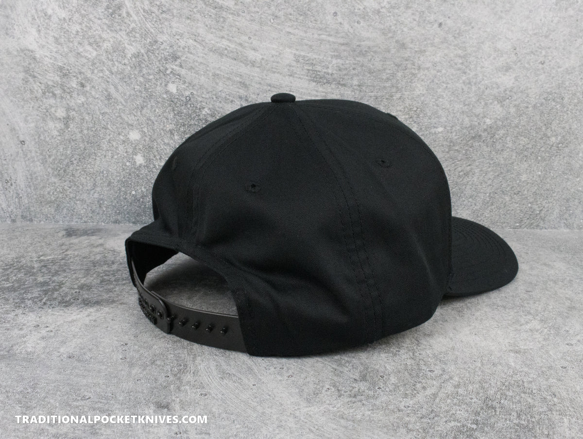 C. Risner Cutlery 5-Panel Twill Hat Black/Black
