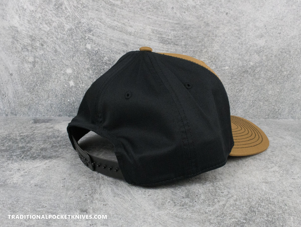 C. Risner Cutlery 5-Panel Twill Hat Caramel/Black