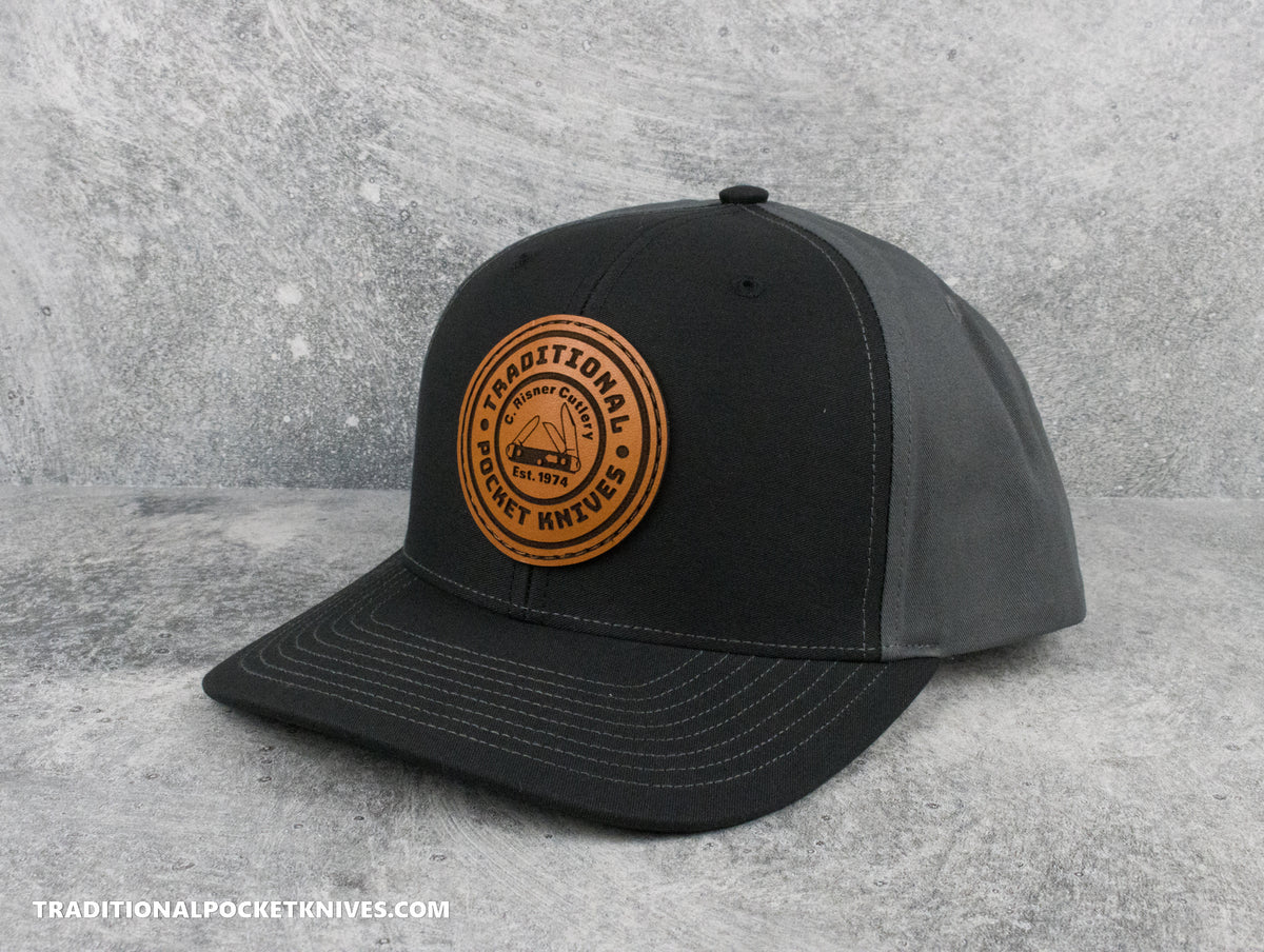 C. Risner Cutlery 5-Panel Twill Hat Black/Charcoal