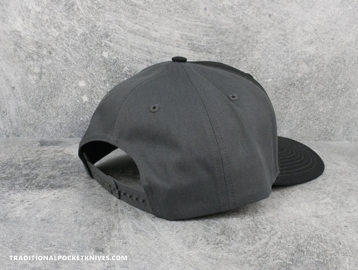 C. Risner Cutlery 5-Panel Twill Hat Black/Charcoal