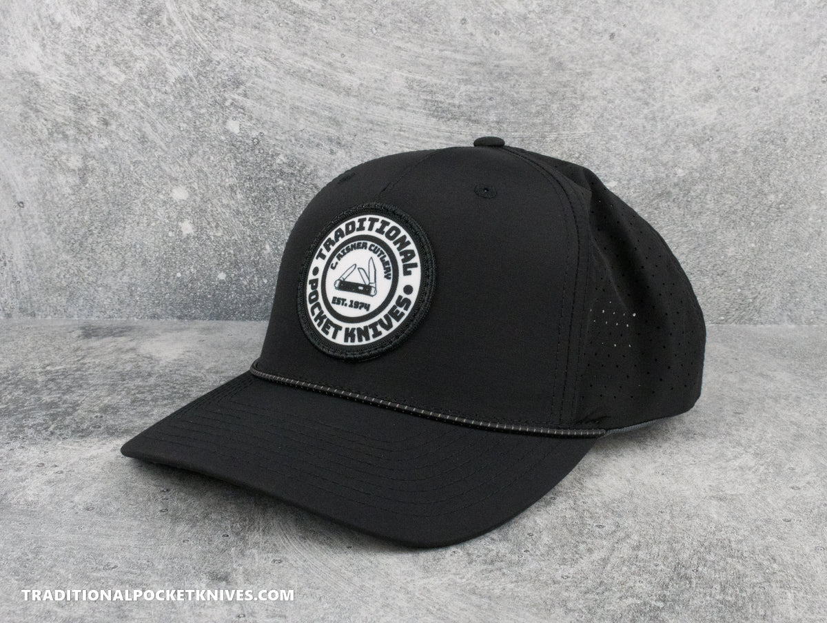 C. Risner Cutlery 5-Panel Performance Hat Black/Black