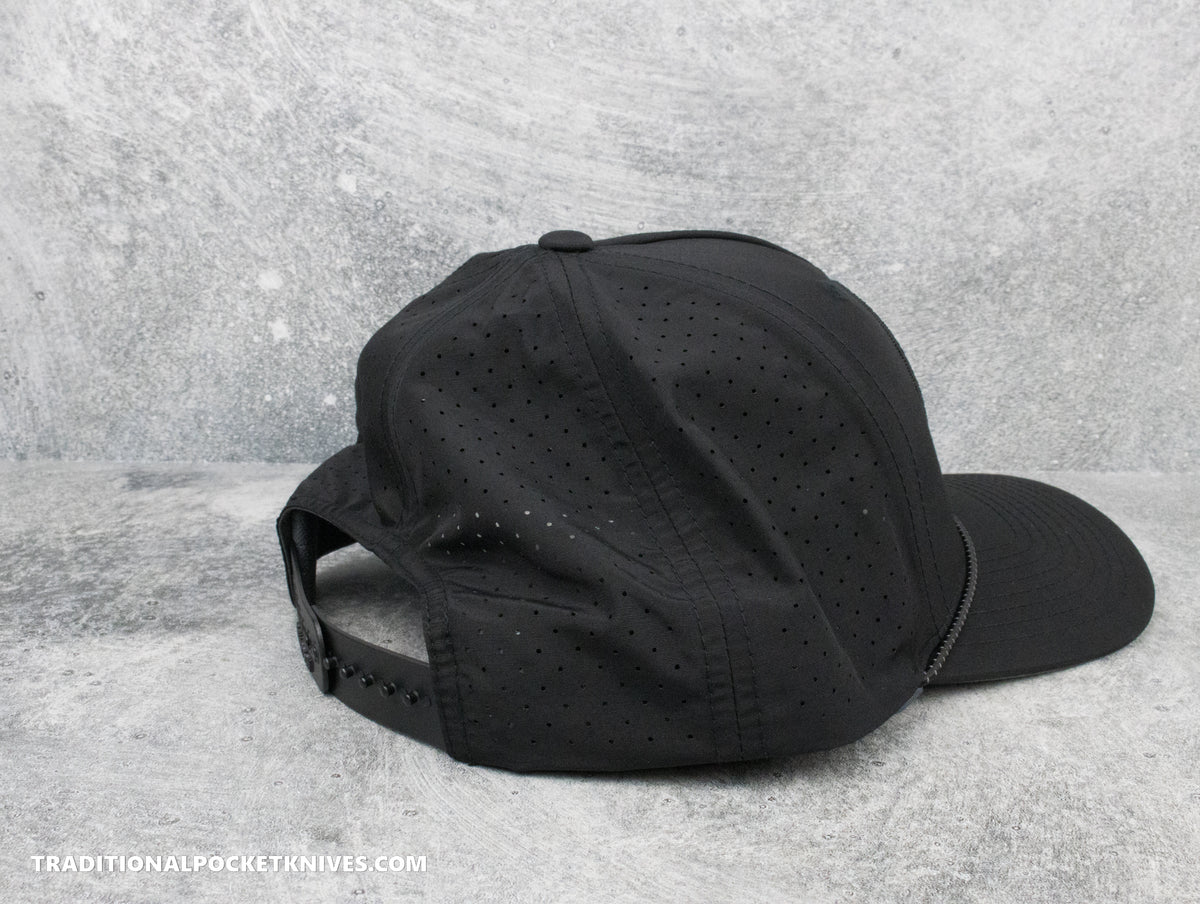 C. Risner Cutlery 5-Panel Performance Hat Black/Black