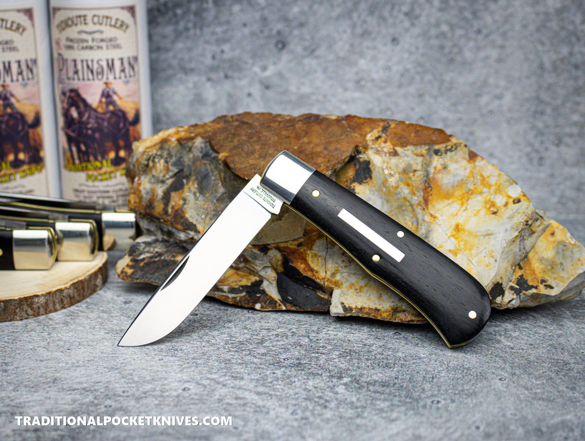 Great Eastern Cutlery #725124 Tidioute Cutlery Plainsman Gabon Ebony