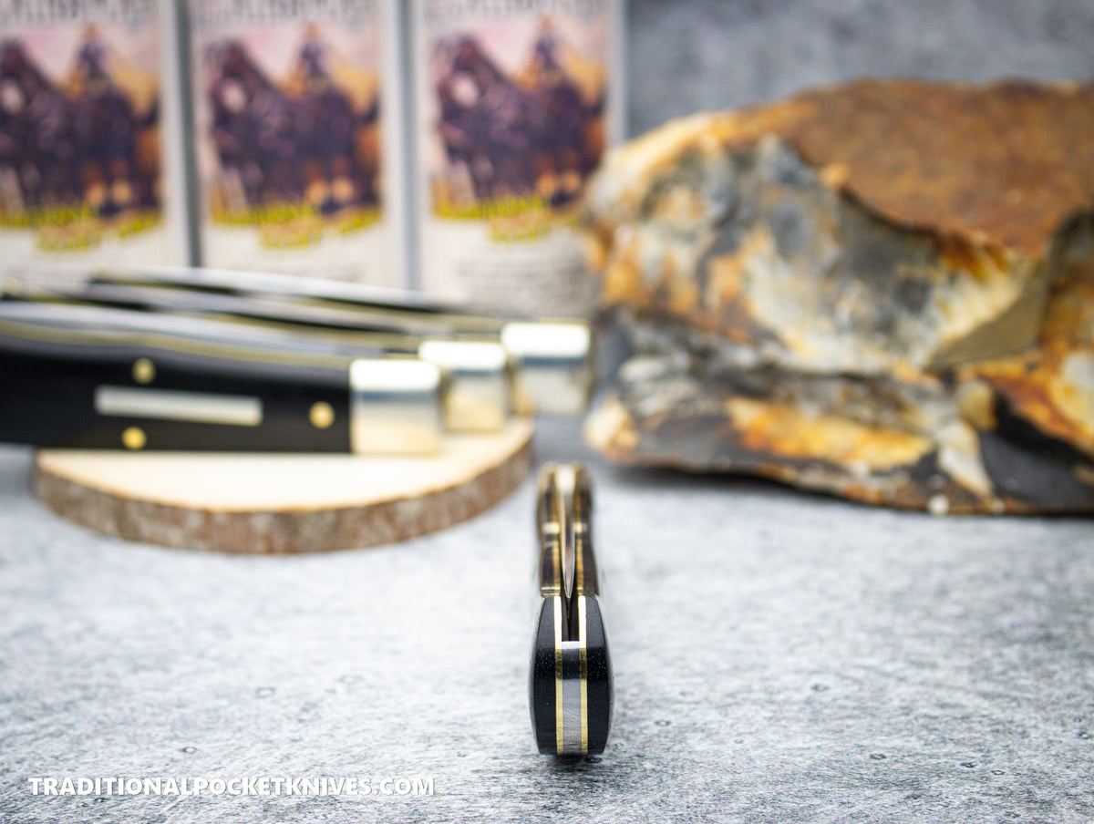 Great Eastern Cutlery #725124 Tidioute Cutlery Plainsman Gabon Ebony