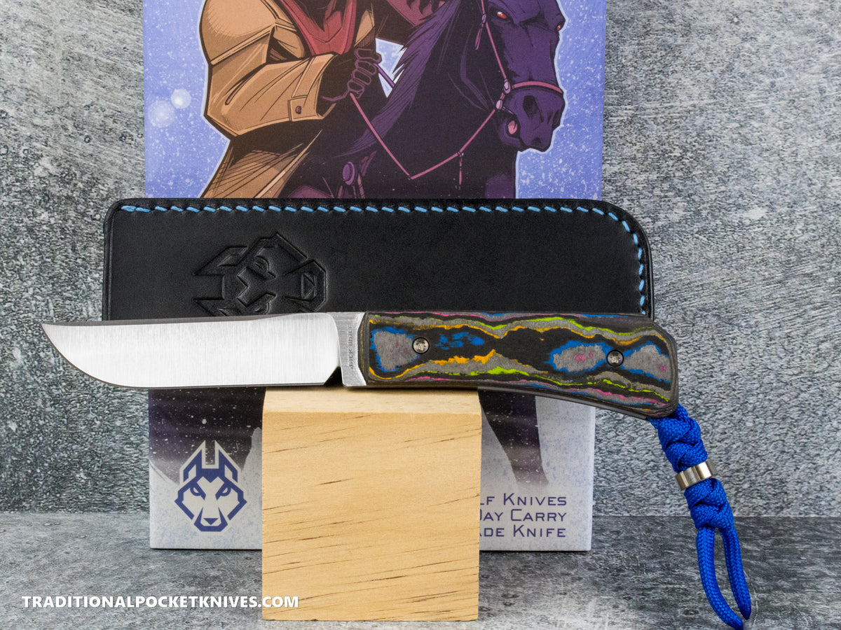 Jack Wolf Knives Pioneer FIXedc CamoCarbon 80's #16