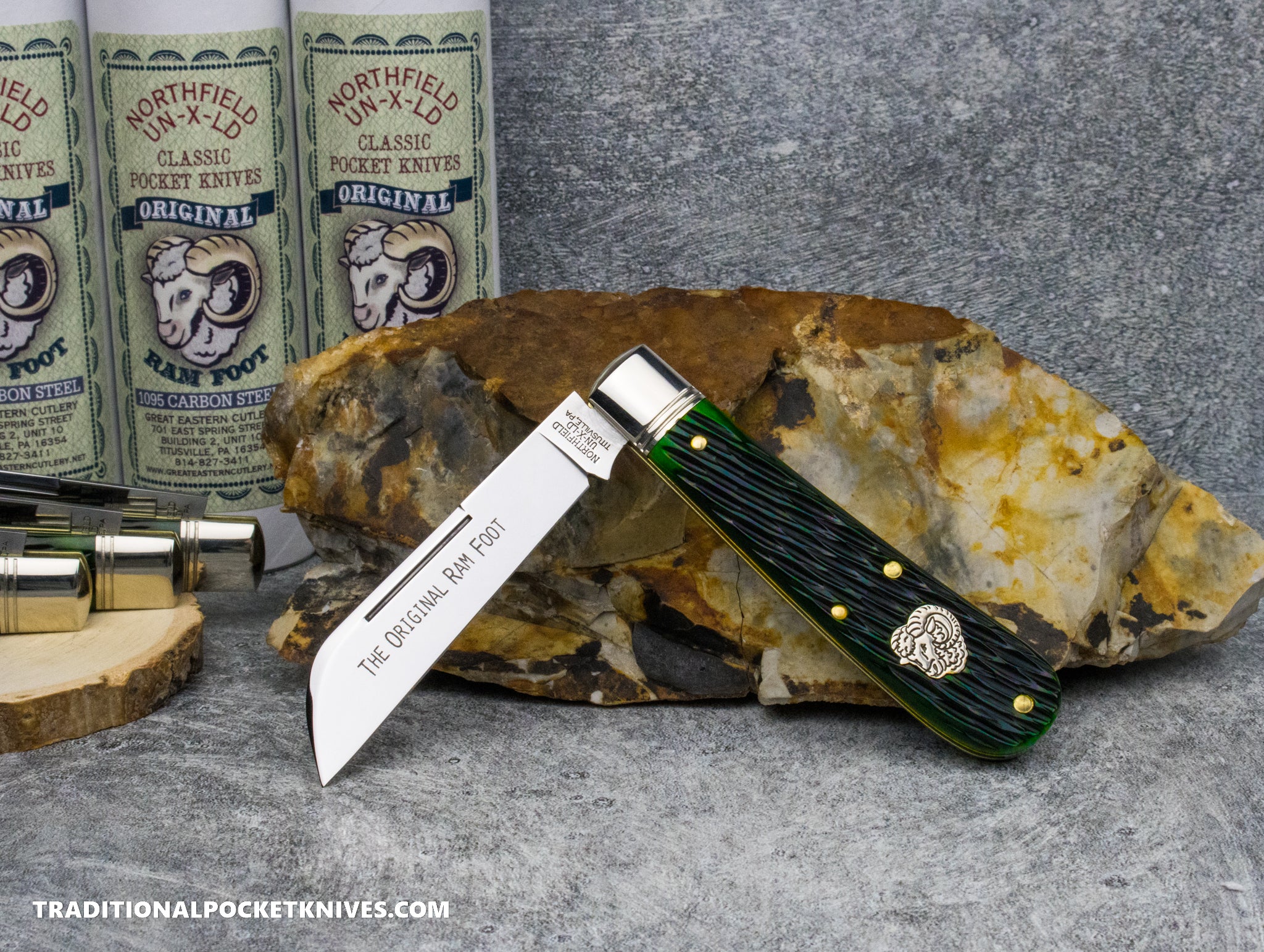 Great Eastern Cutlery #933124 Northfield UNXLD Ram Foot