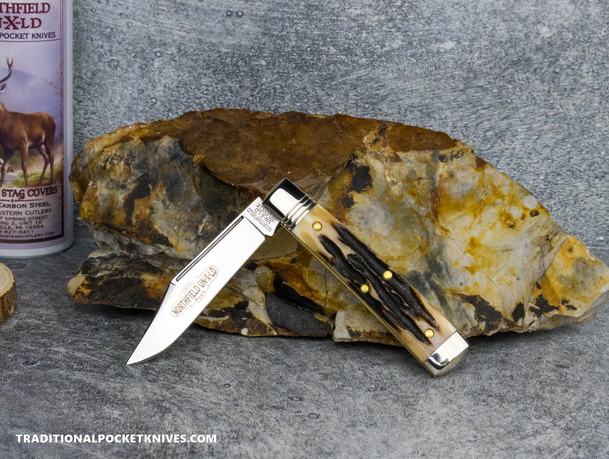 Great Eastern Cutlery #941125 Northfield UNXLD Liberty Sambar Stag #1