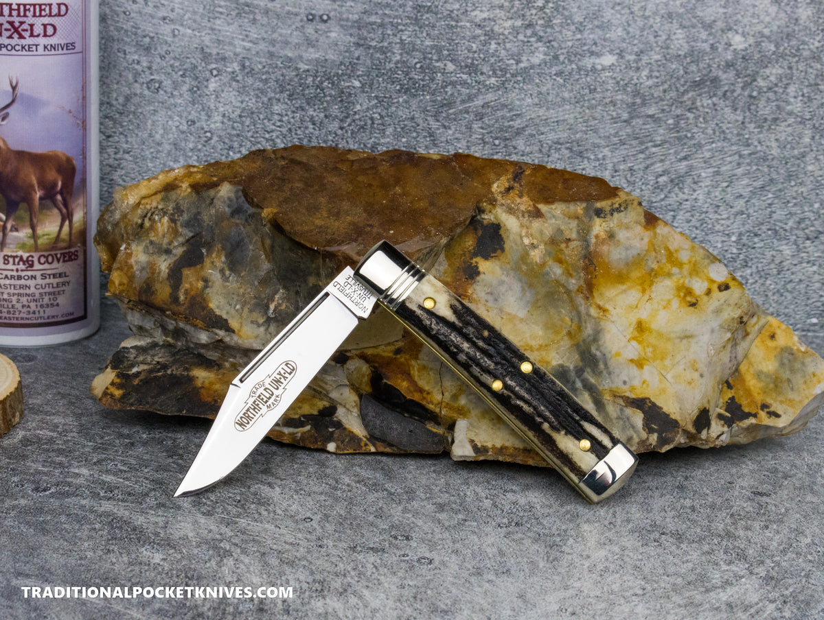Great Eastern Cutlery #941125 Northfield UNXLD Liberty Sambar Stag #3