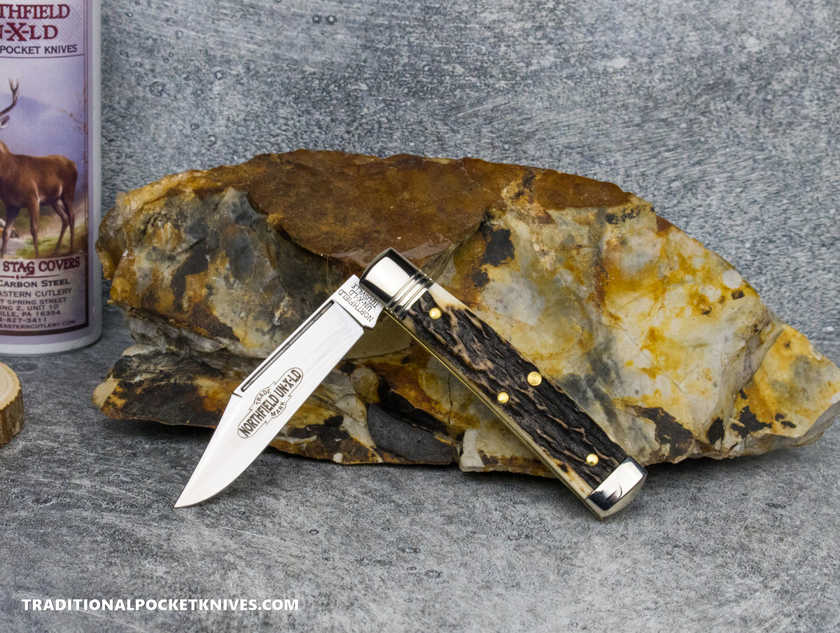 Great Eastern Cutlery #941125 Northfield UNXLD Liberty Sambar Stag #4