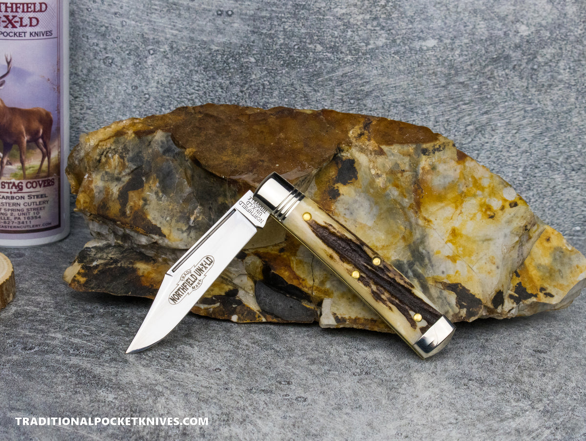 Great Eastern Cutlery #941125 Northfield UNXLD Liberty Sambar Stag #5