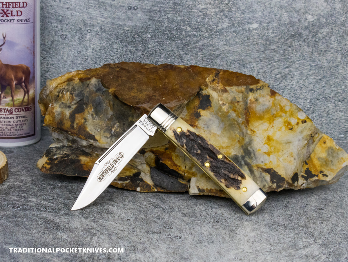 Great Eastern Cutlery #941125 Northfield UNXLD Liberty Sambar Stag #7