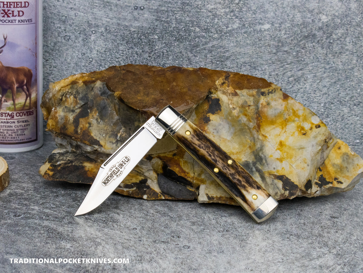 Great Eastern Cutlery #941125 Northfield UNXLD Liberty Sambar Stag #8