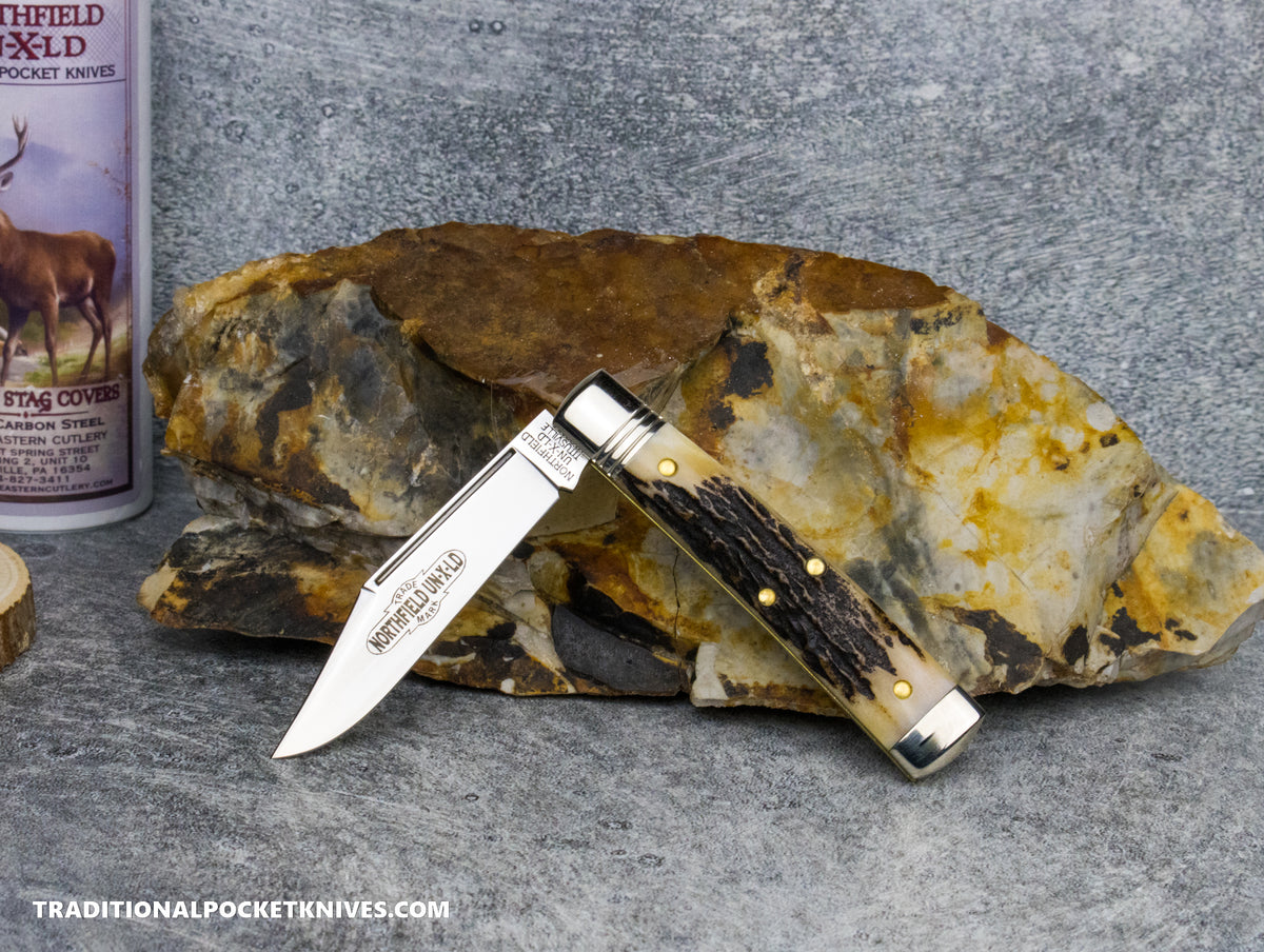 Great Eastern Cutlery #941125 Northfield UNXLD Liberty Sambar Stag #9