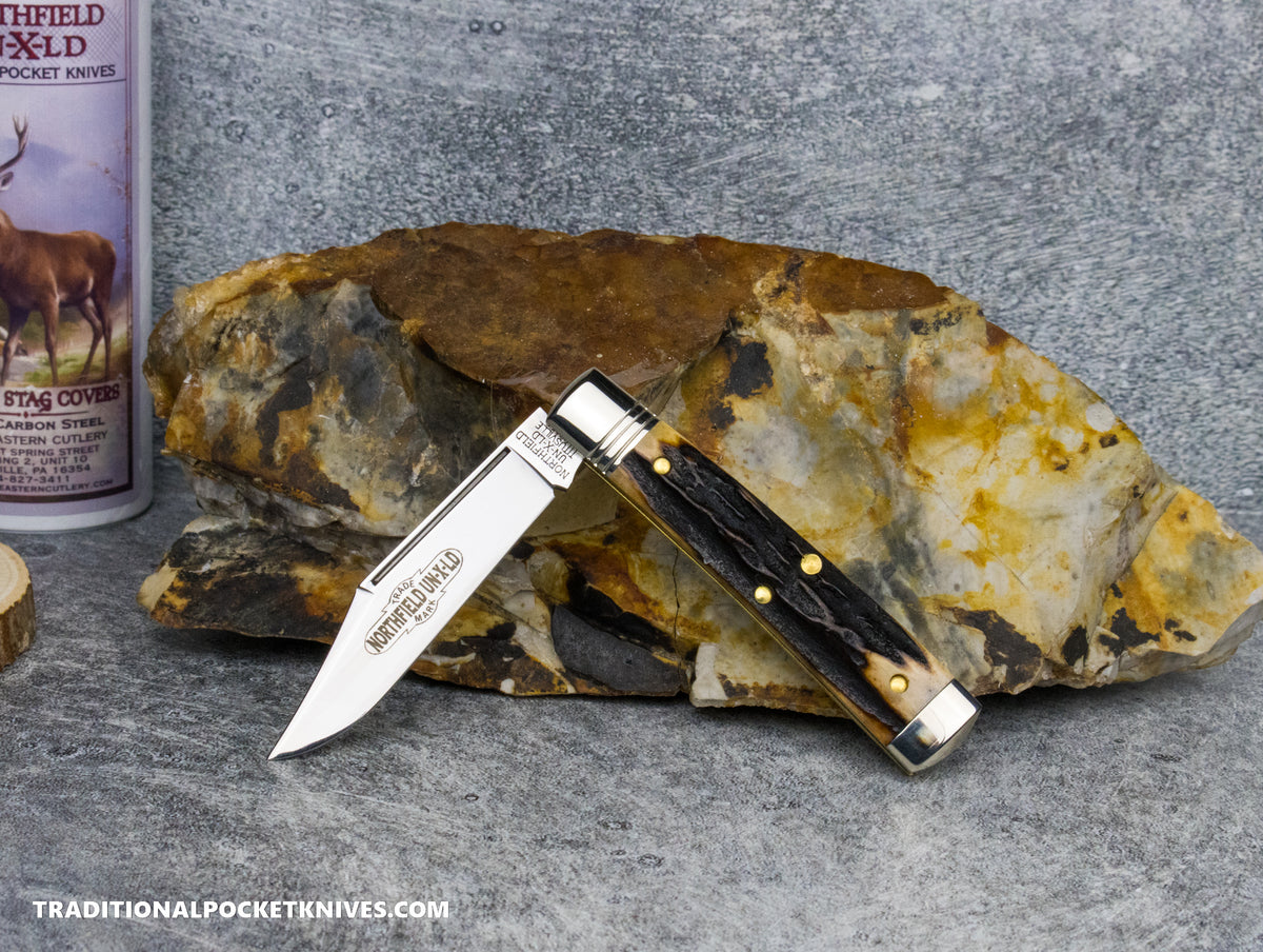 Great Eastern Cutlery #941125 Northfield UNXLD Liberty Sambar Stag #11
