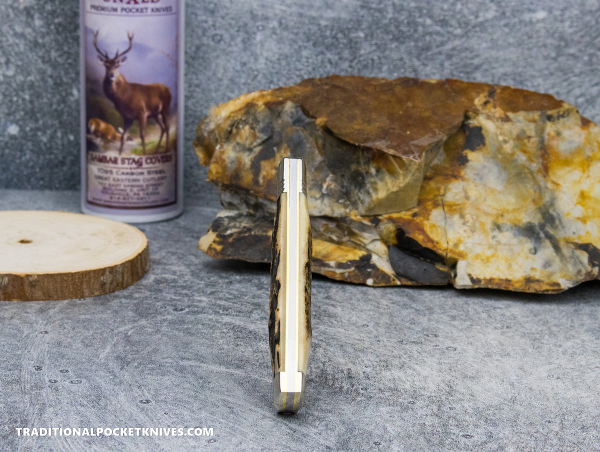 Great Eastern Cutlery #941125 Northfield UNXLD Liberty Sambar Stag #2